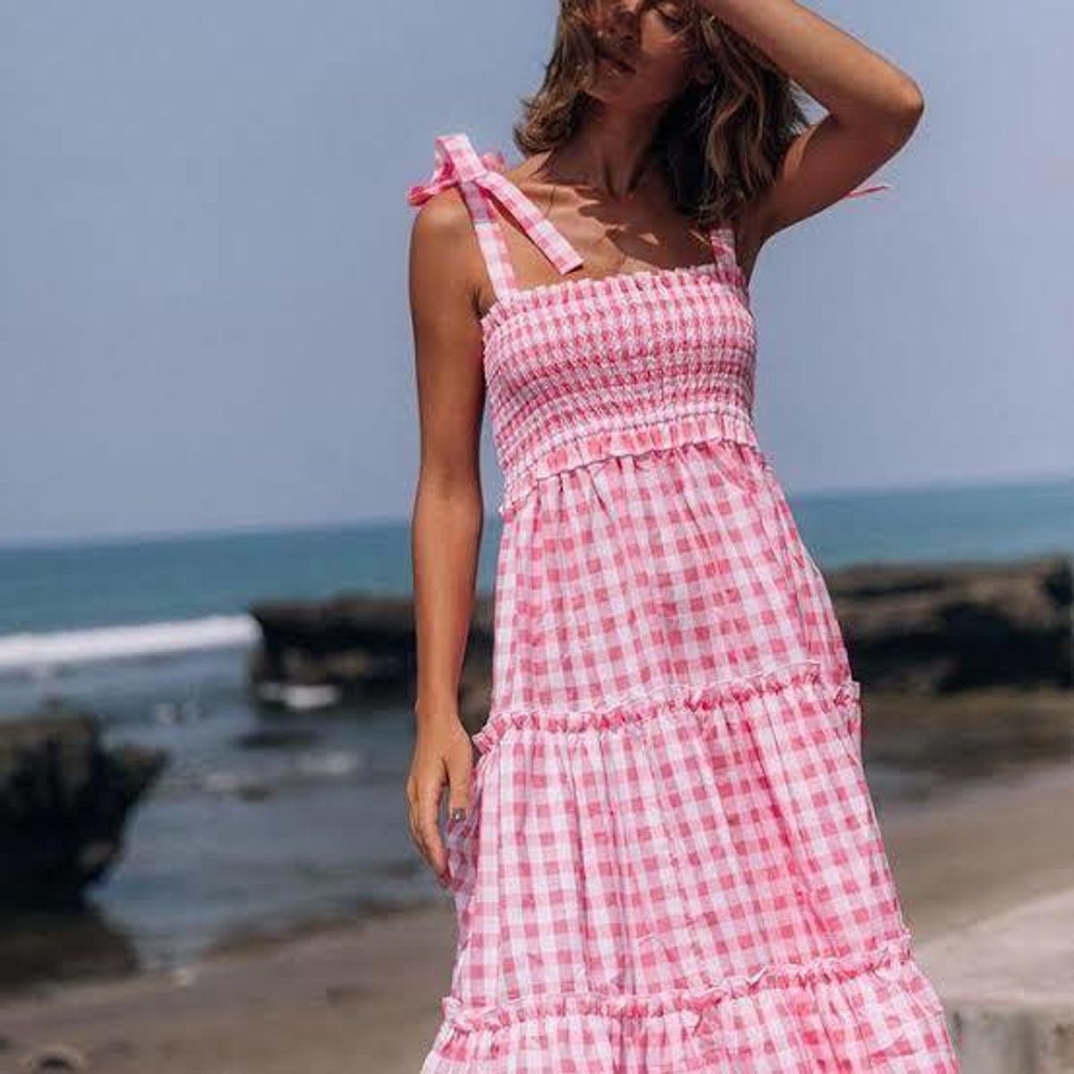 Steele Lyla Dress Hot Pink - Image 2