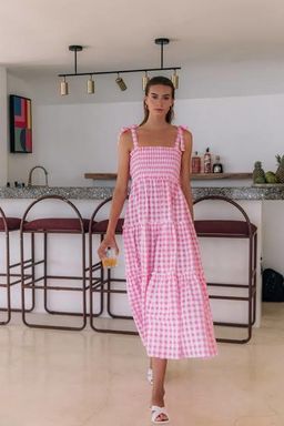 Steele Lyla Dress Hot Pink for rent on The Volte - image 3