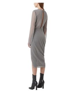 Camilla & Marc Miri Dress Gingham Checkered Grey Size 12 for rent on The Volte - image 4