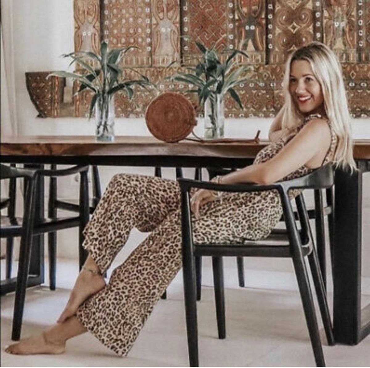 Faithfull The Brand Elsa Jumpsuit Mila Animal Print size - Image 3