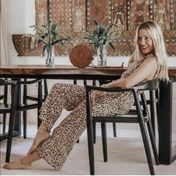 Faithfull The Brand Elsa Jumpsuit Mila Animal Print size for rent on The Volte - image 3