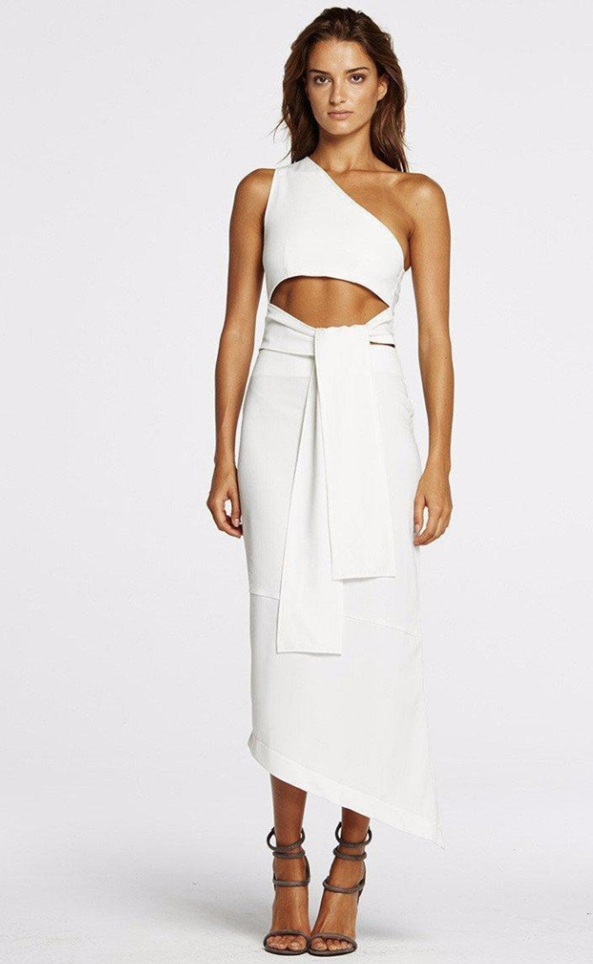 Maurie & Eve After Midnight Dress WHITE Size 6 for rent on The Volte - main image