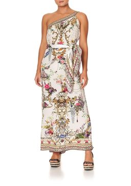 Camilla By The Meadow One Shoulder Kaftan with Neckband Dress Print Size 14 for rent on The Volte - image 1