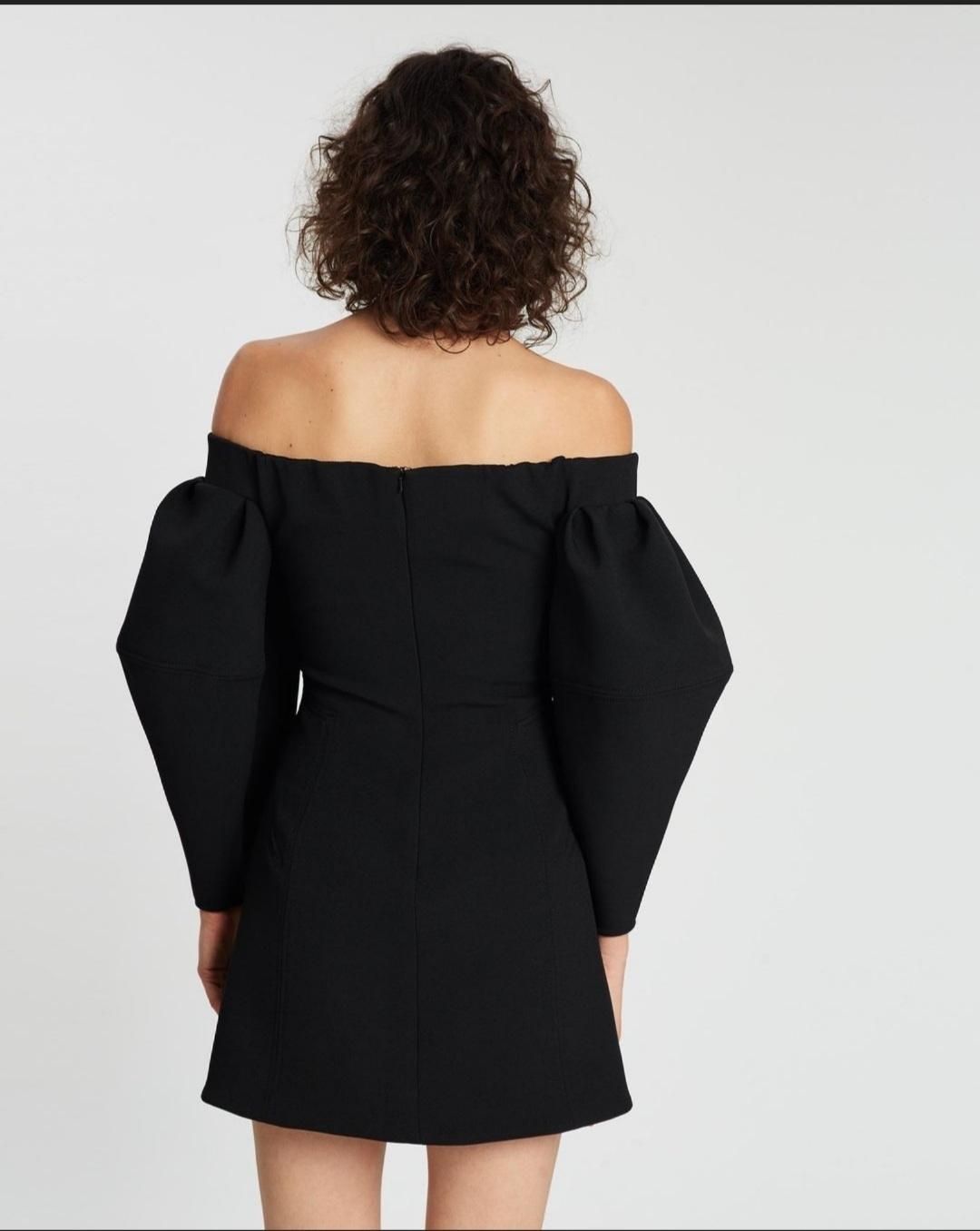 Camilla and Marc Luther Mini Dress Black Size 8 for rent on The Volte - main image