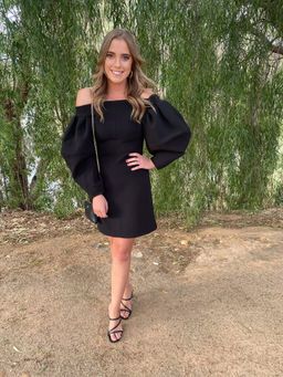 Camilla and Marc Luther Mini Dress Black Size 8 for rent on The Volte - image 1