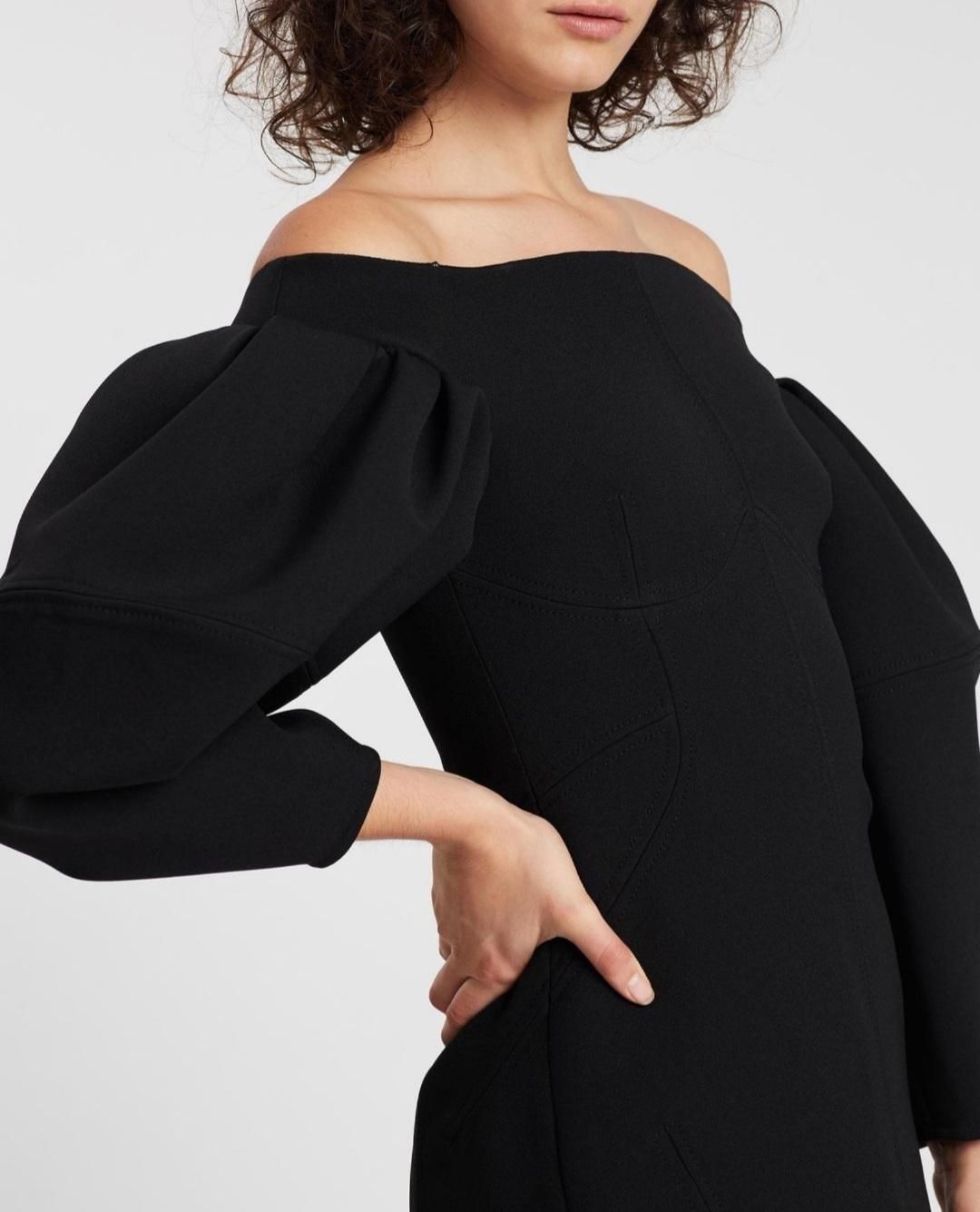 Camilla and Marc Luther Mini Dress Black Size 8 for rent on The Volte - main image