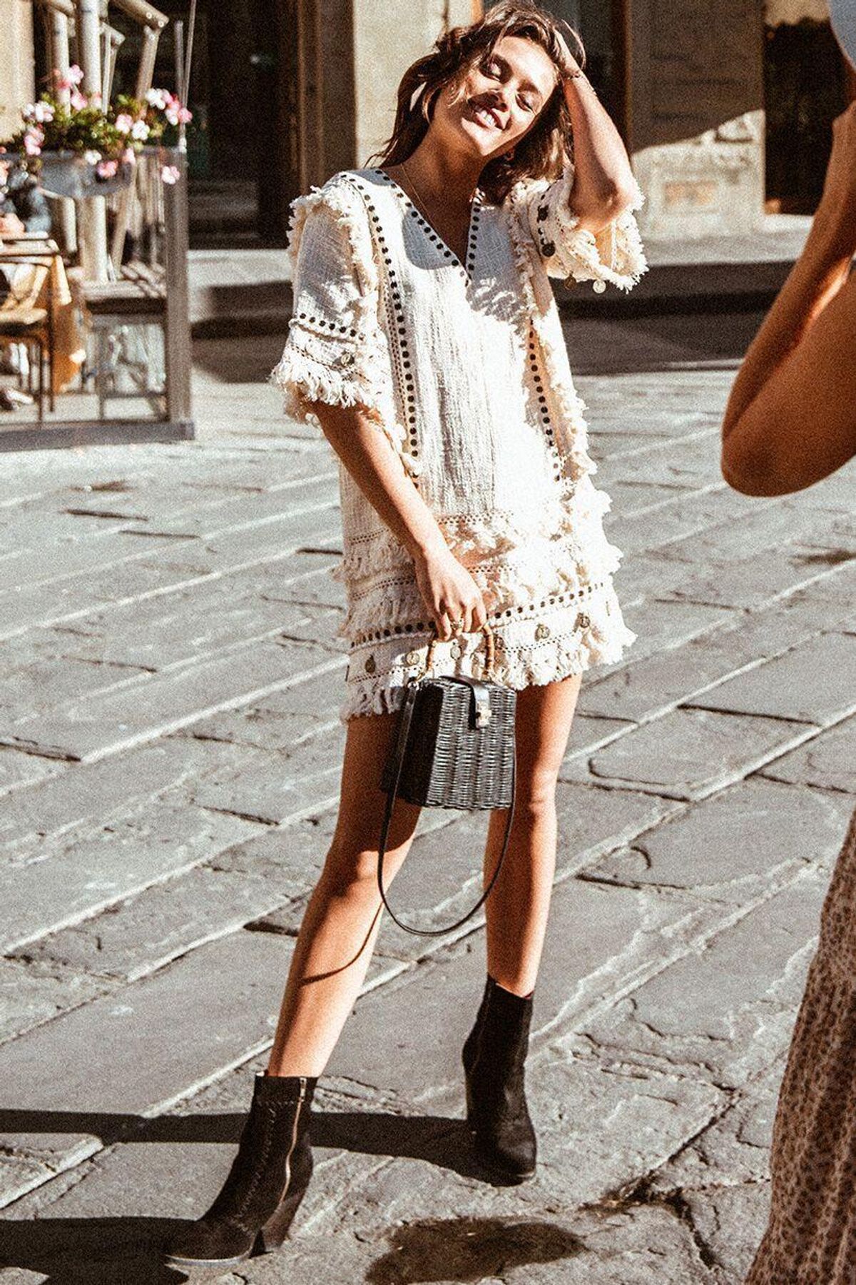 Spell Alphie Smock Dress for rent on The Volte - main image
