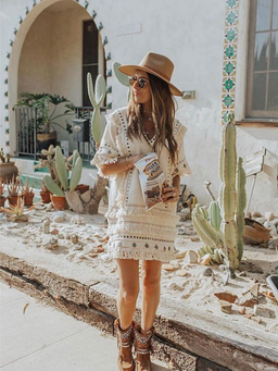 Spell Alphie Smock Dress for rent on The Volte - image 4