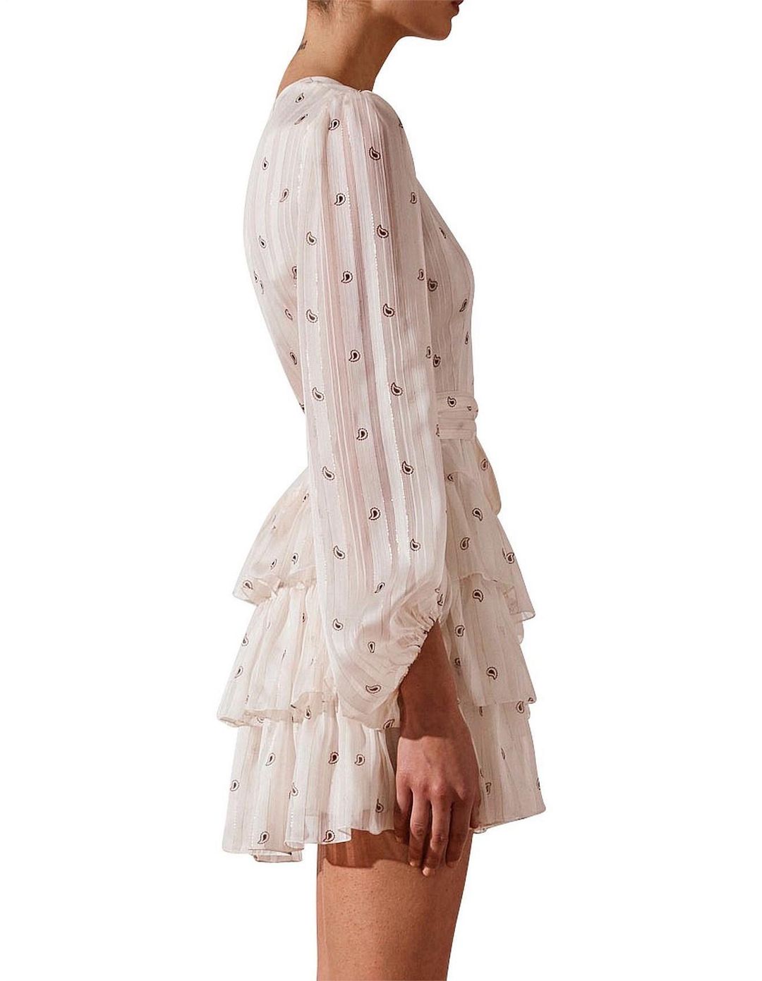Shona Joy Sedgwick Tiered Mini Dress for rent on The Volte - main image