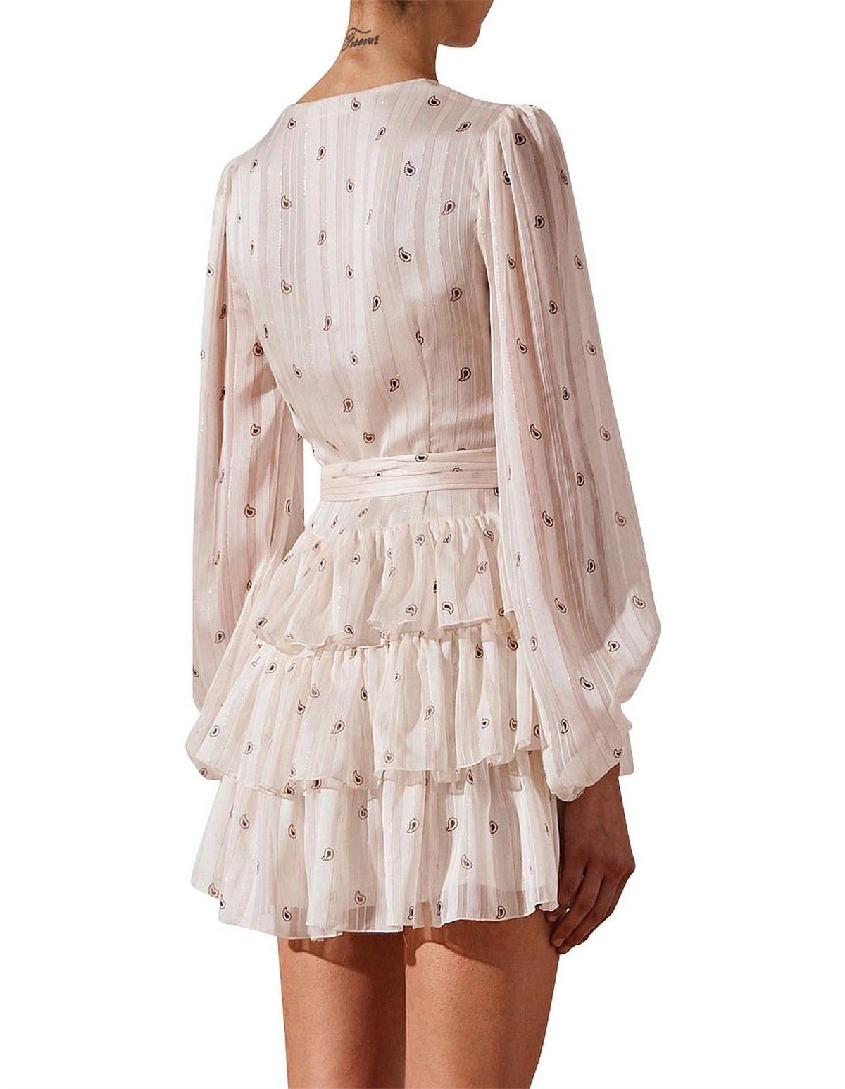 Shona Joy Sedgwick Tiered Mini Dress - Image 3