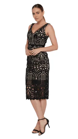 Rodeo Show Wallis Lace Dress Black Size 12 for rent on The Volte - image 1