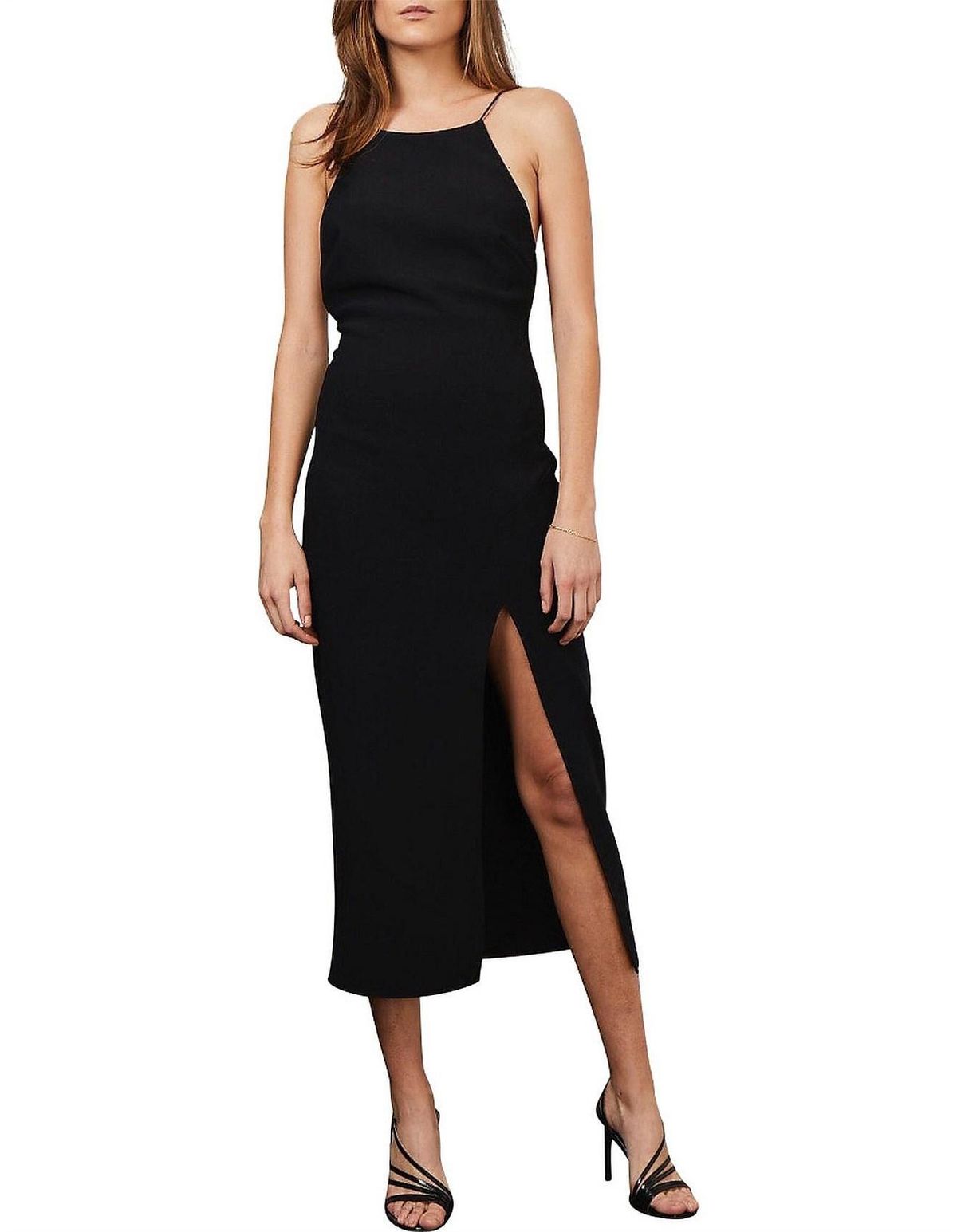Bec & Bridge Margaux Low Back Dress Black Size AU 8 - Image 5