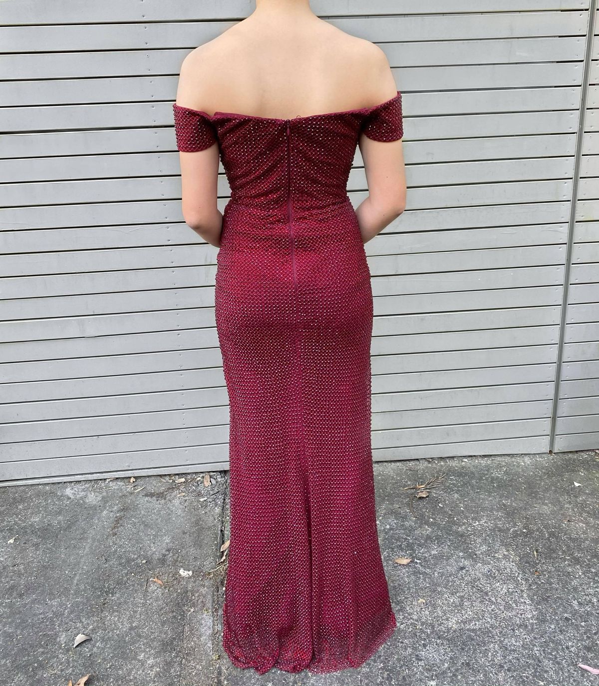 PORTIA AND SCARLETT Red Prom Dress Size 8 - Image 3