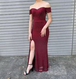 PORTIA AND SCARLETT Red Prom Dress Size 8 for rent on The Volte - image 1