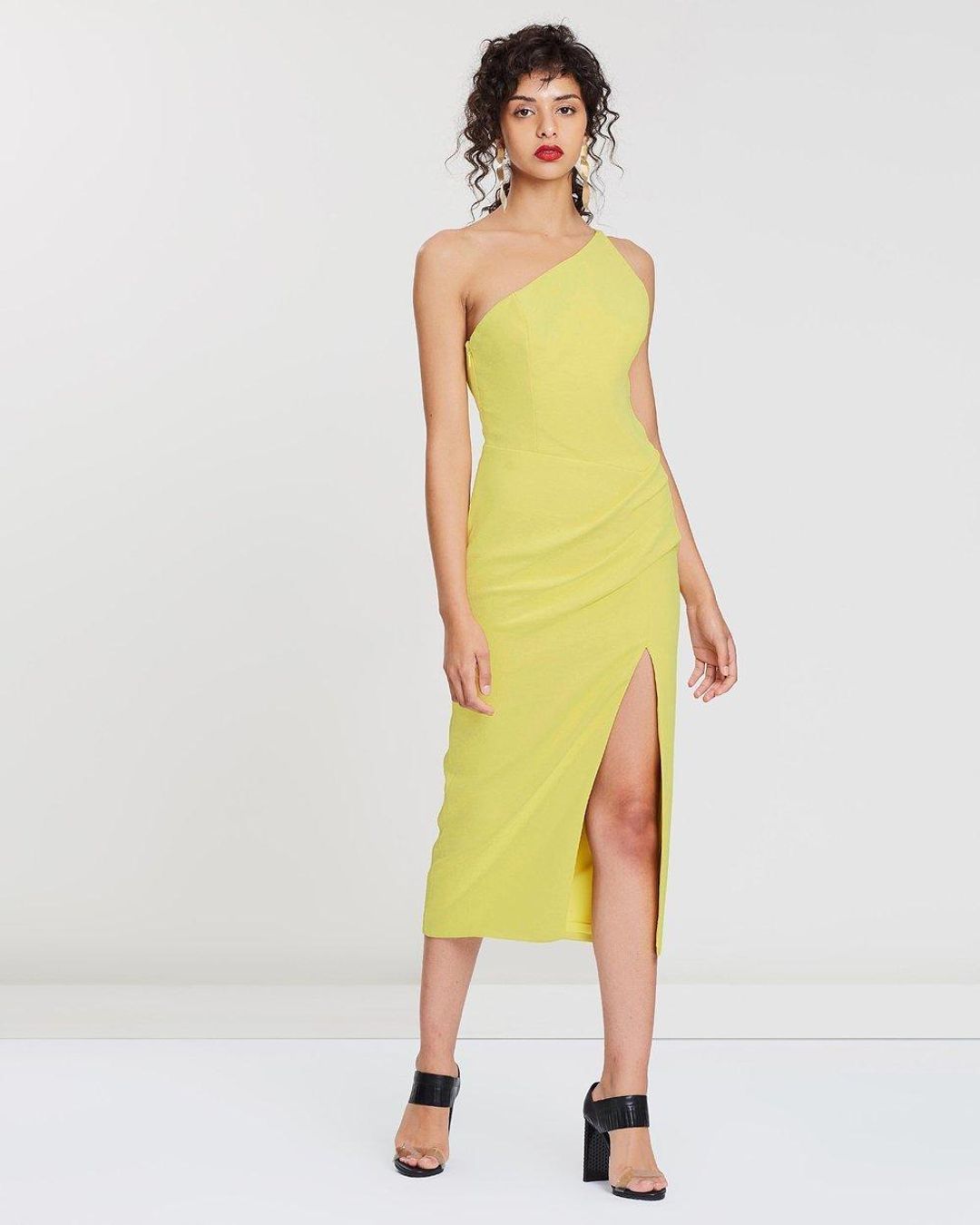 Manning Cartell - Radar Love Dress in Nuclear Yellow sz 8 for rent on The Volte - main image