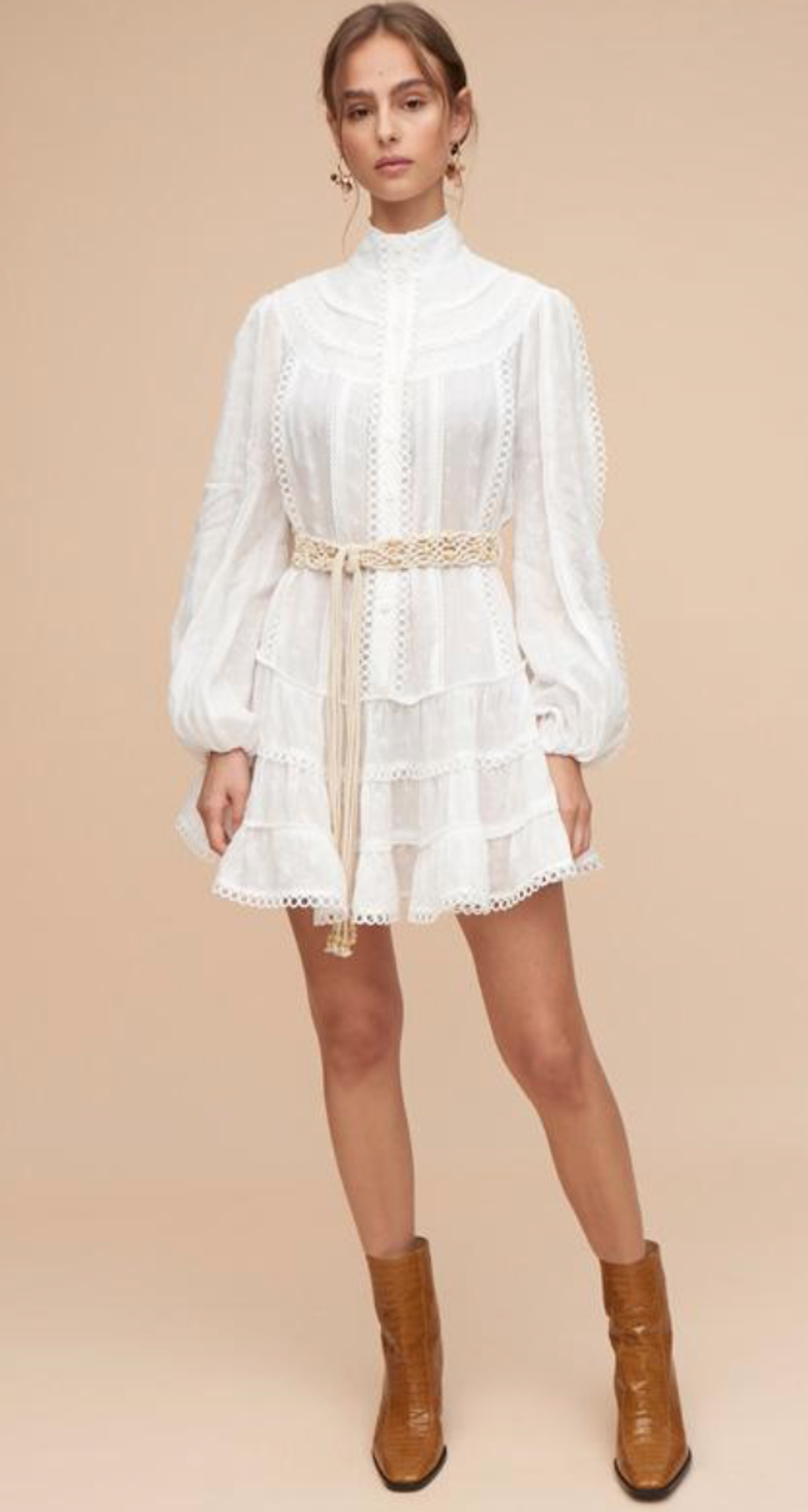Tigerlily Hanae Mini Dress White Size 8 - Image 2