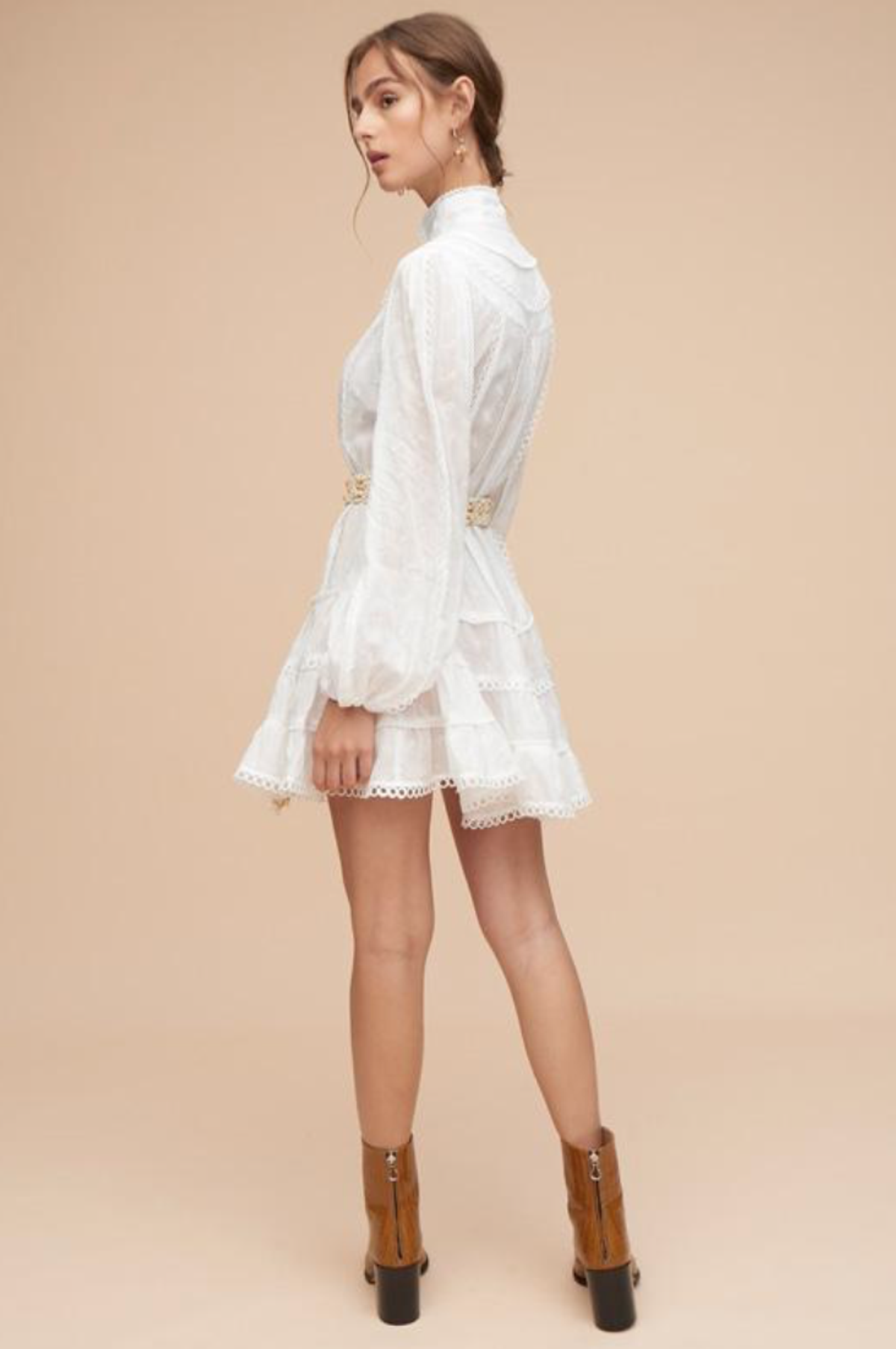 Tigerlily Hanae Mini Dress White Size 8 - Image 3