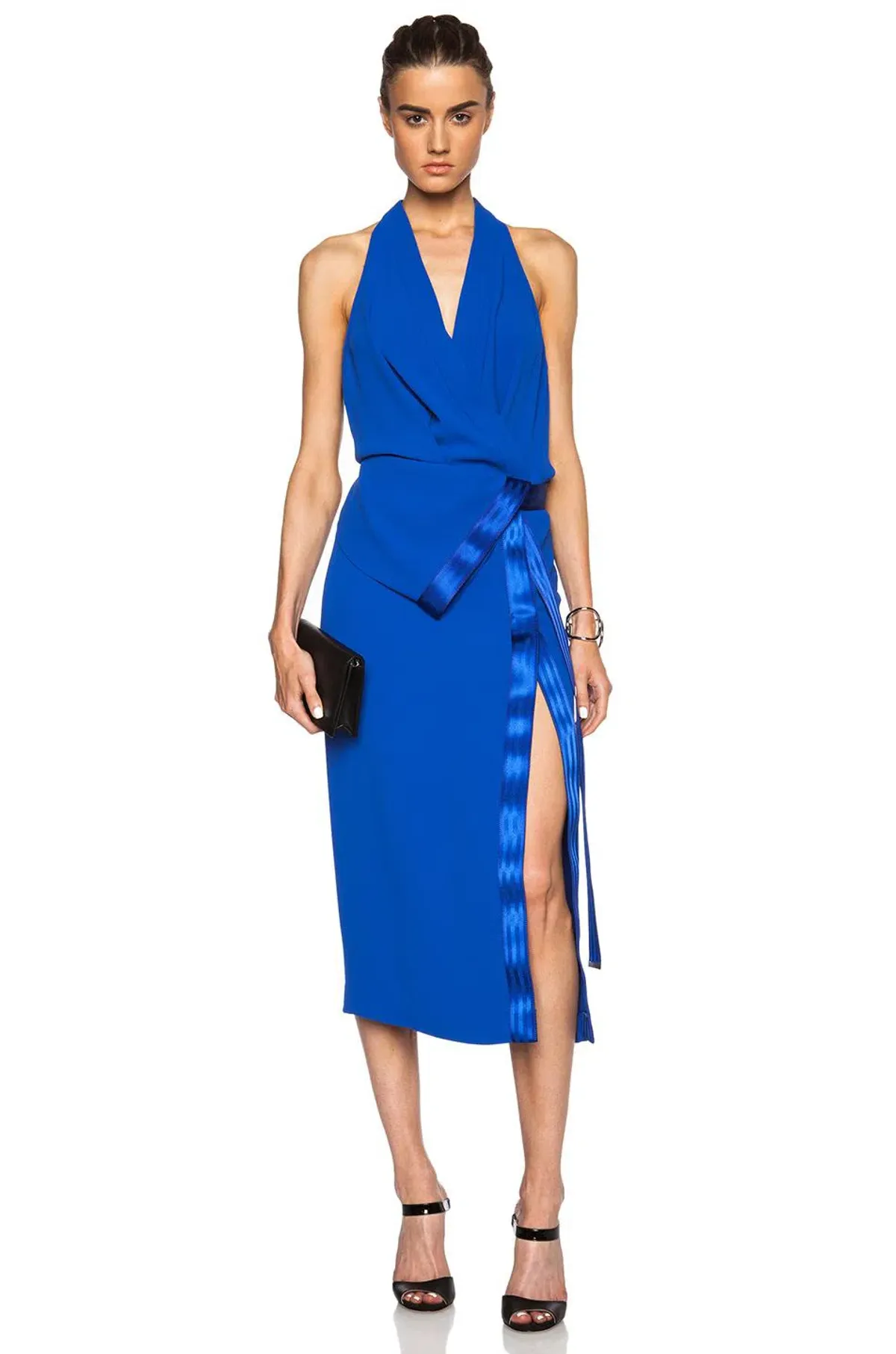 Dion Lee Safety Dress Blue Size 6 for rent on The Volte - main image