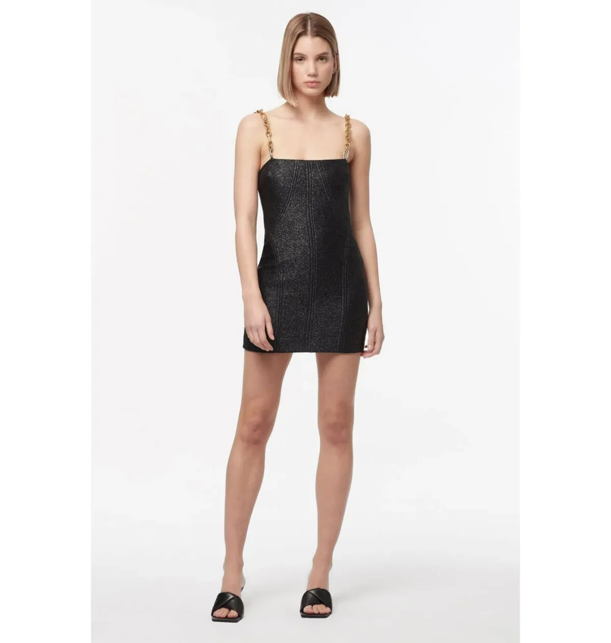 Manning Cartell Neo Classic Mini Dress Black Size AU 6 - Image 1