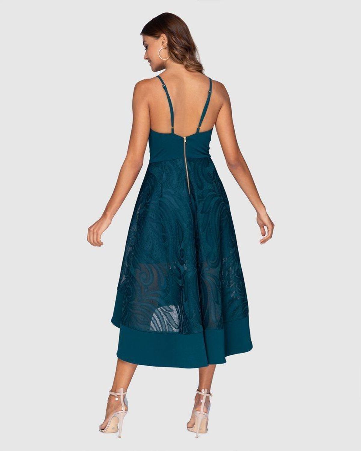Pilgrim 'Lakin' Emerald Dress - Image 4