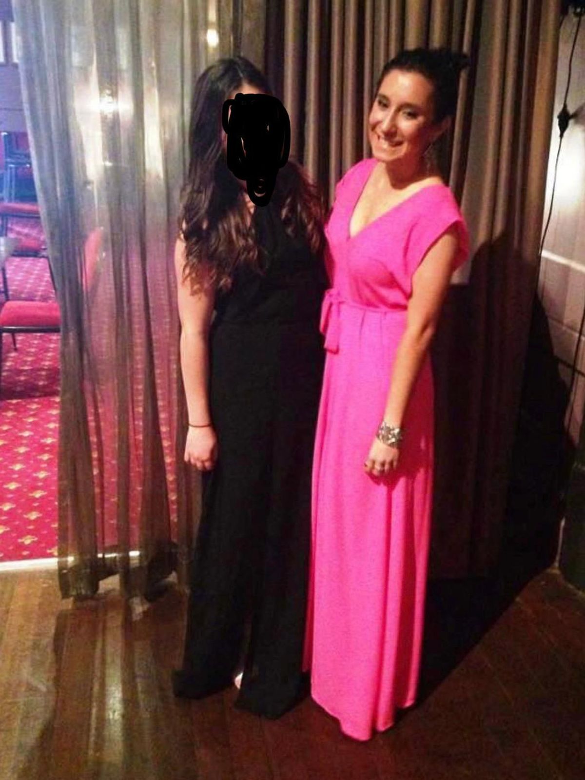 Shieke Long Magenta Formal Dress Size 6 - Image 1