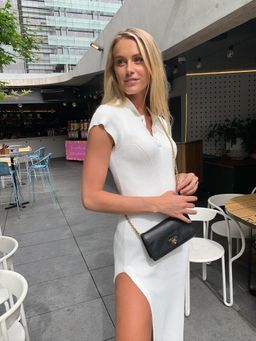 Manning Cartell MVP Polo Knit Dress White Size 6 for rent on The Volte - image 5