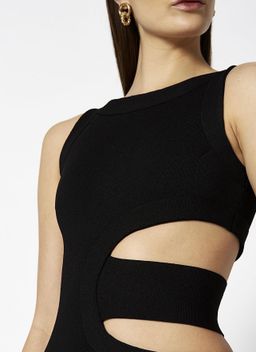 Scanlan Theodore Crepe Gown Black Size 8 for rent on The Volte - image 2