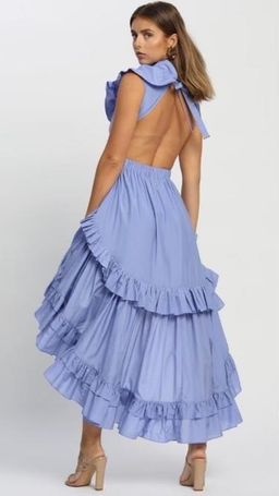 Magali Pascal Botanica Dress Purple Size AU 6 for rent on The Volte - image 2