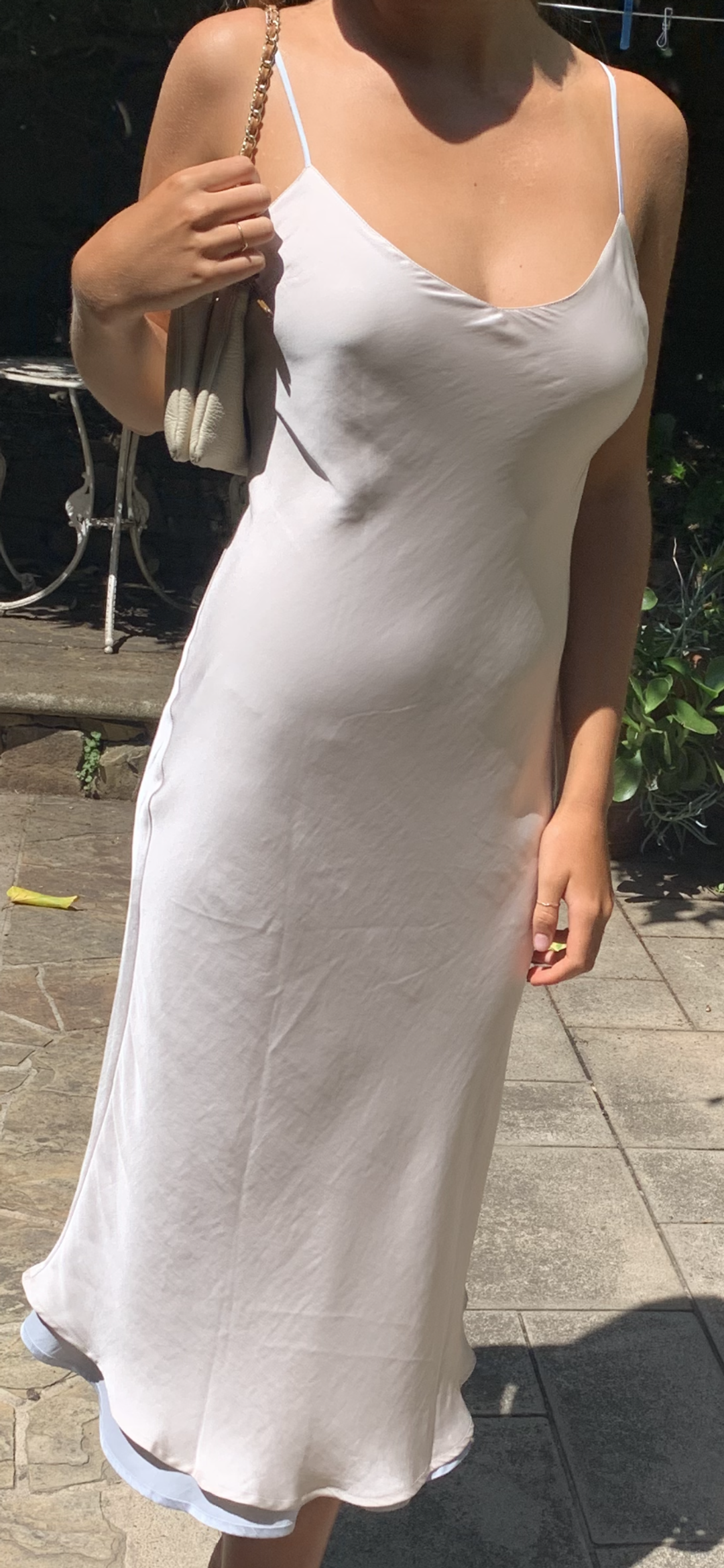 Flannel slip dress for rent on The Volte - main image