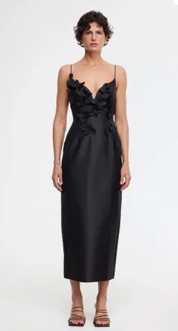 Acler Isla column midi dress size 14 for rent on The Volte - image 1