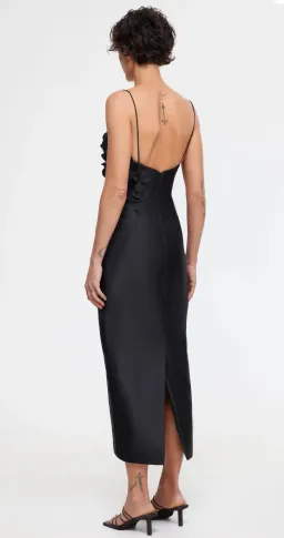 Acler Isla column midi dress size 14 for rent on The Volte - image 3