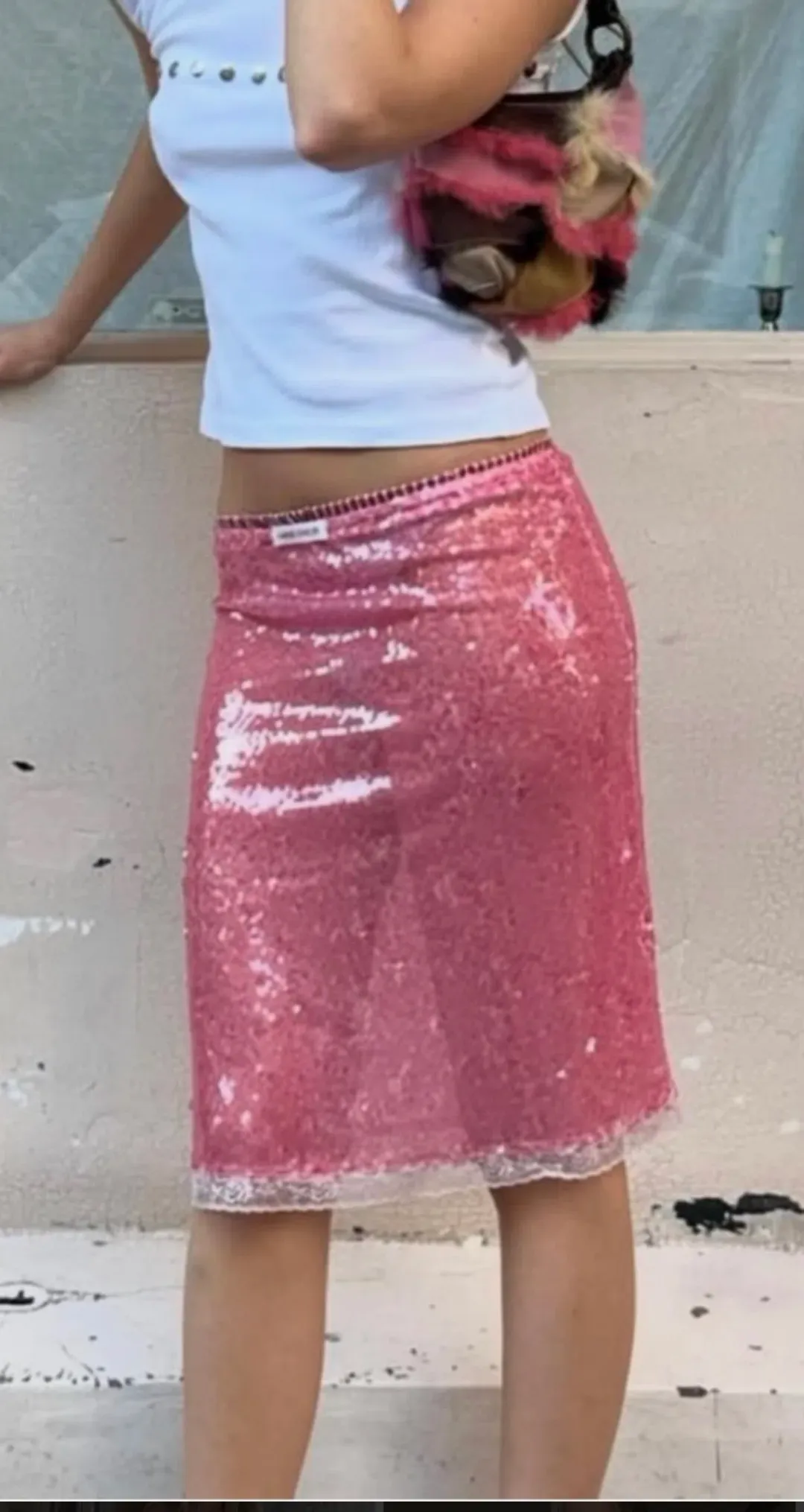 Handover Camilo midi skirt for rent on The Volte - main image