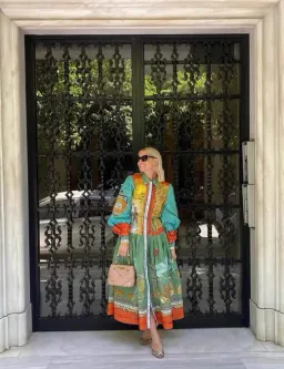 Alemais Surrealist Summer Shirtdress size 10 for rent on The Volte - image 2