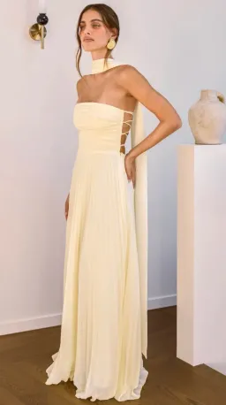 Rosewater roads strapless maxi dress for rent on The Volte - image 2