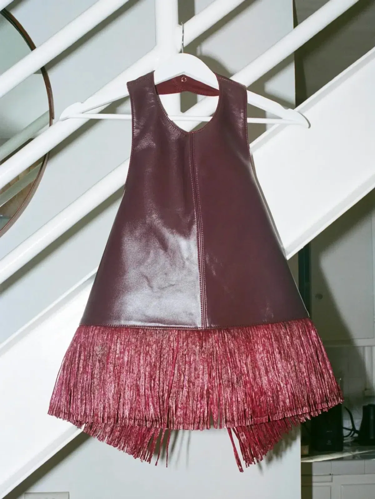 Holli Worldwide - Ana Leather Halter in Deep Bordeaux - Image 6