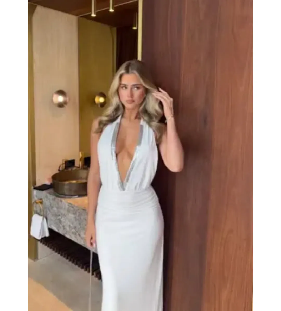 Setaye Provence Maxi Dress White Size 6 for rent on The Volte - main image