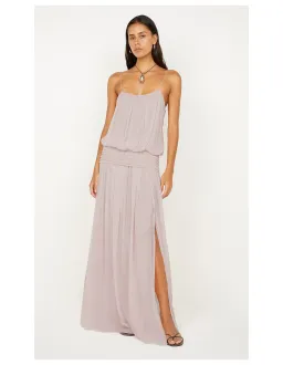 Bec + Bridge Camille Blouson Dress Size 12 Mauve for rent on The Volte - image 1