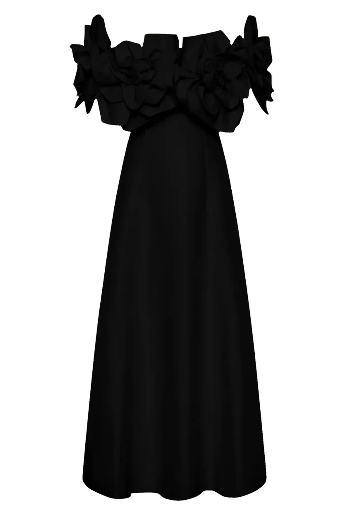 🖤 AJE Etta Midi Dress - size 6 - Black Formal Maxi Gown 🖤 - Image 5
