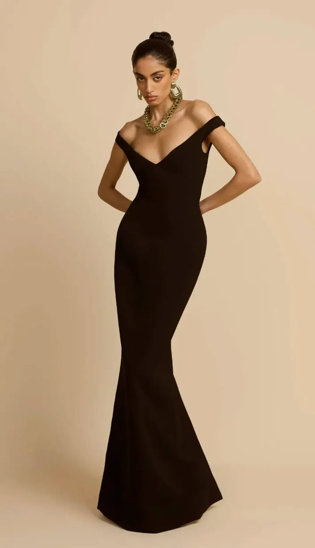Arcina Ori Ellery Dress Black sz 12 for rent on The Volte - main image