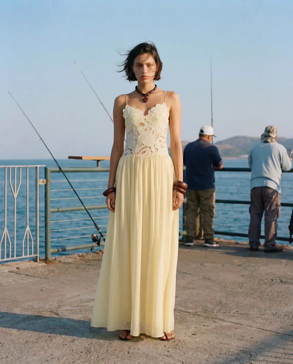 HANSEN + GRETEL Stephanie Maxi Dress Butter - Image 2