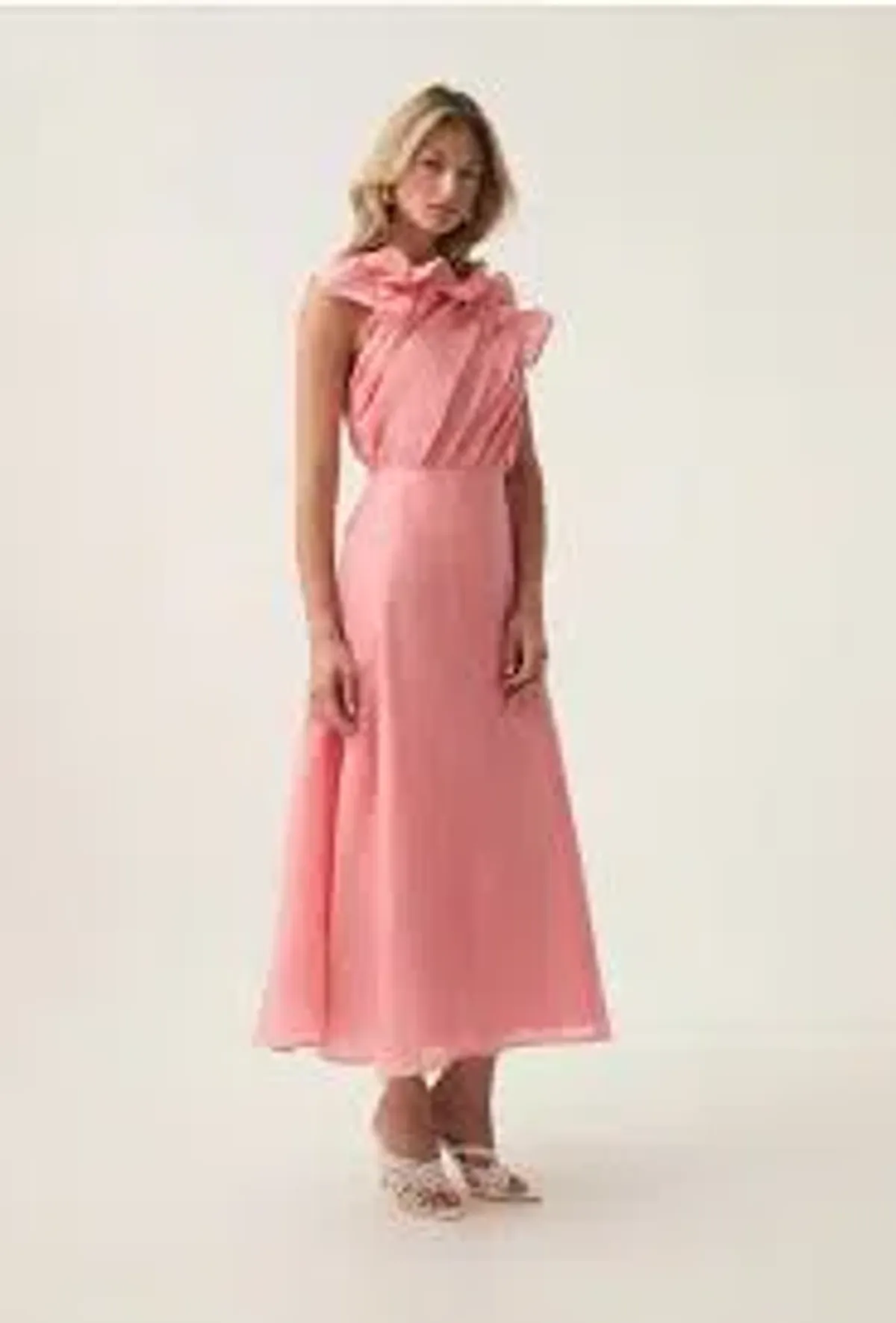 🌸 AJE Genesis Midi Dress – Coral Pink – Size 8 AU🌸 - Image 8