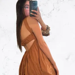 Oroton Maxi Strappy Sundress Gingerbread Size 6 for rent on The Volte - image 1