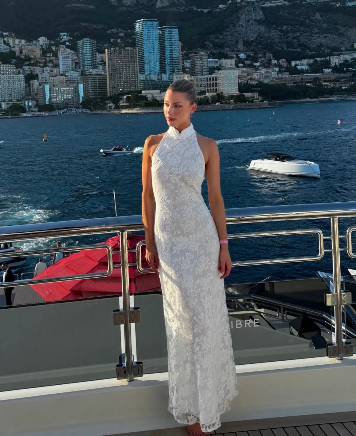 Sau Lee White Gillian Lace Dress - Image 1