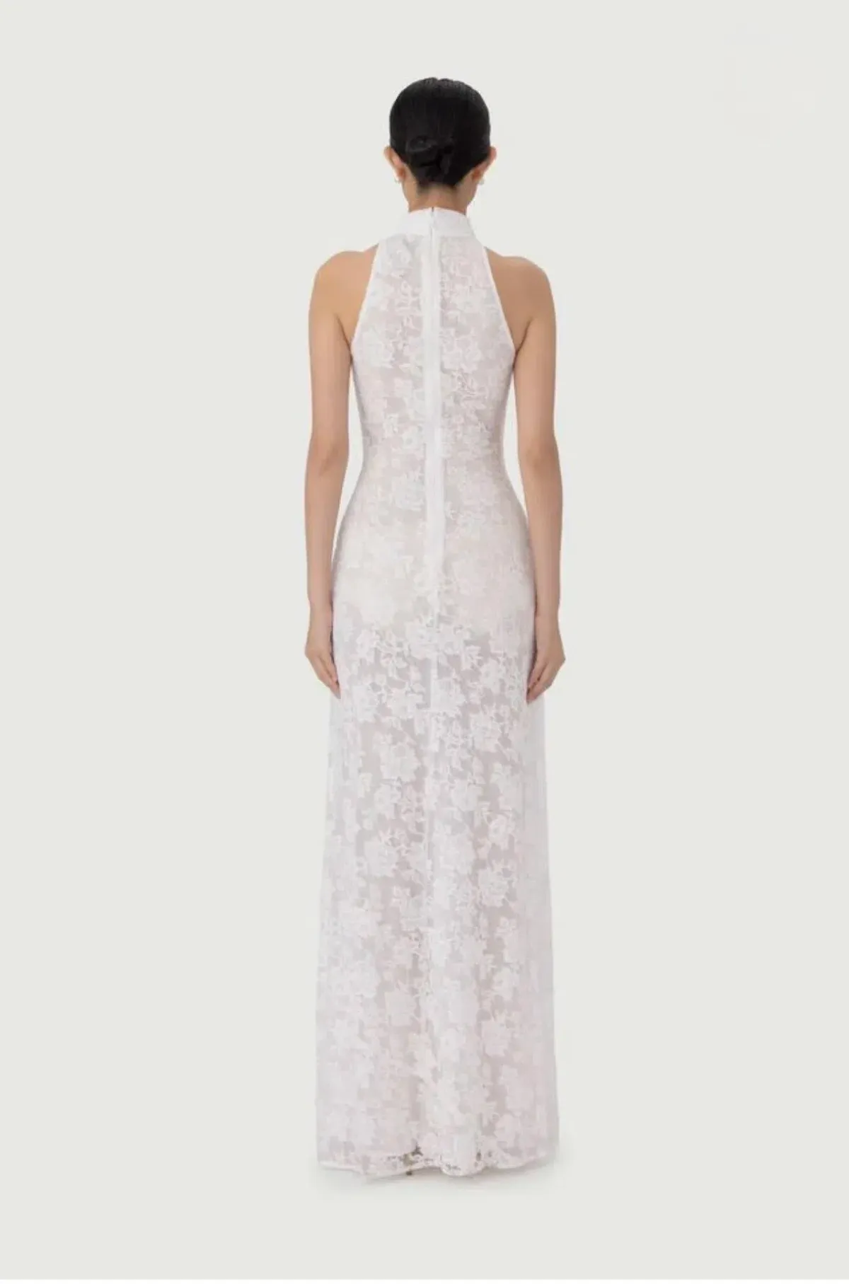 Sau Lee White Gillian Lace Dress - Image 4