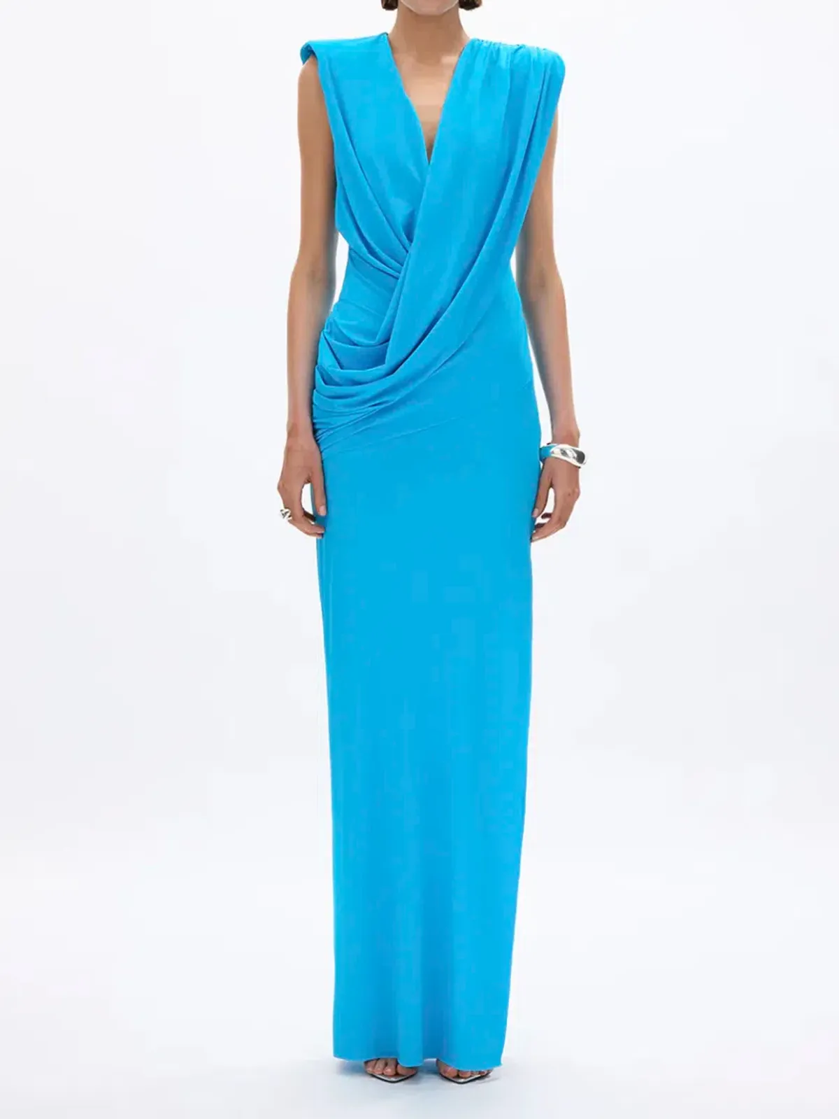 Rachel Gilbert Solstice Gown - Size 2 / AU 10 - Aquamarine for rent on The Volte - main image