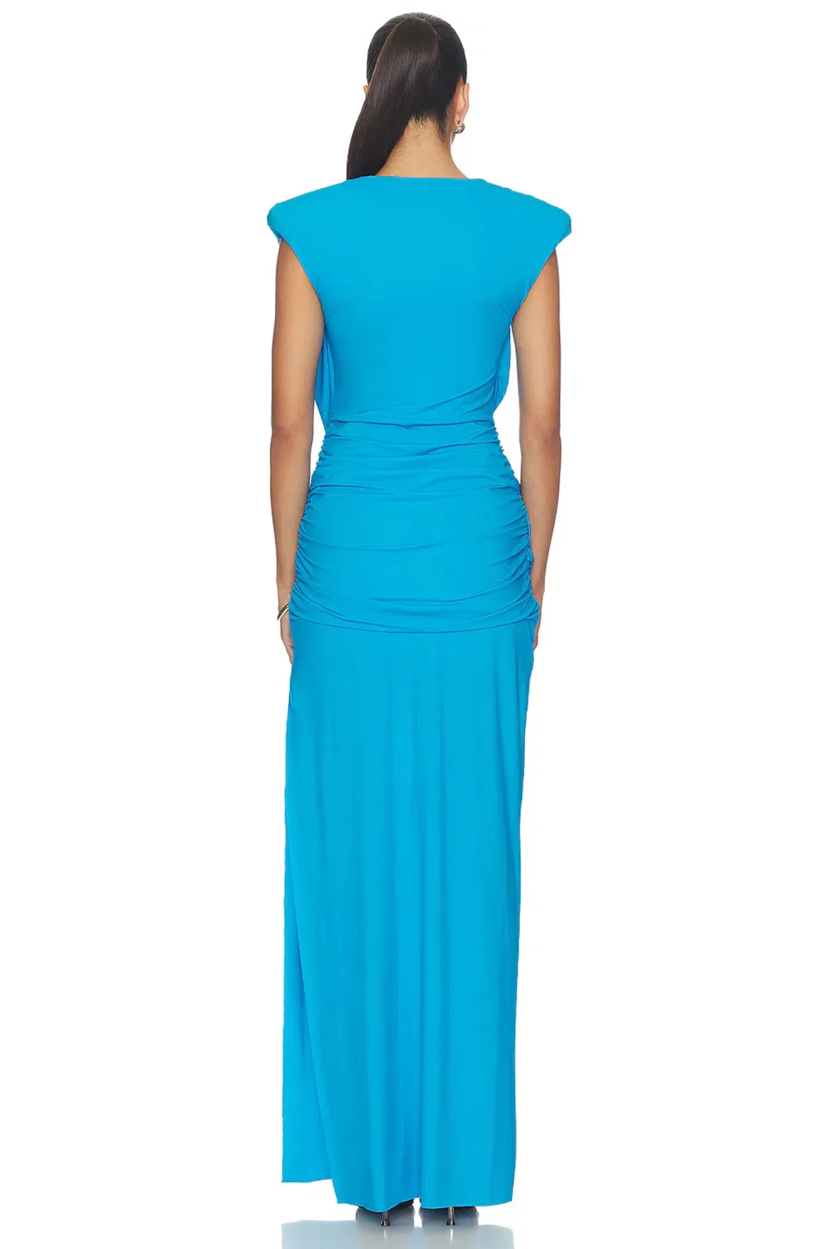 Rachel Gilbert Solstice Full Length Gown in Aquamarine Blue Size 2 / AU 10 - Image 3
