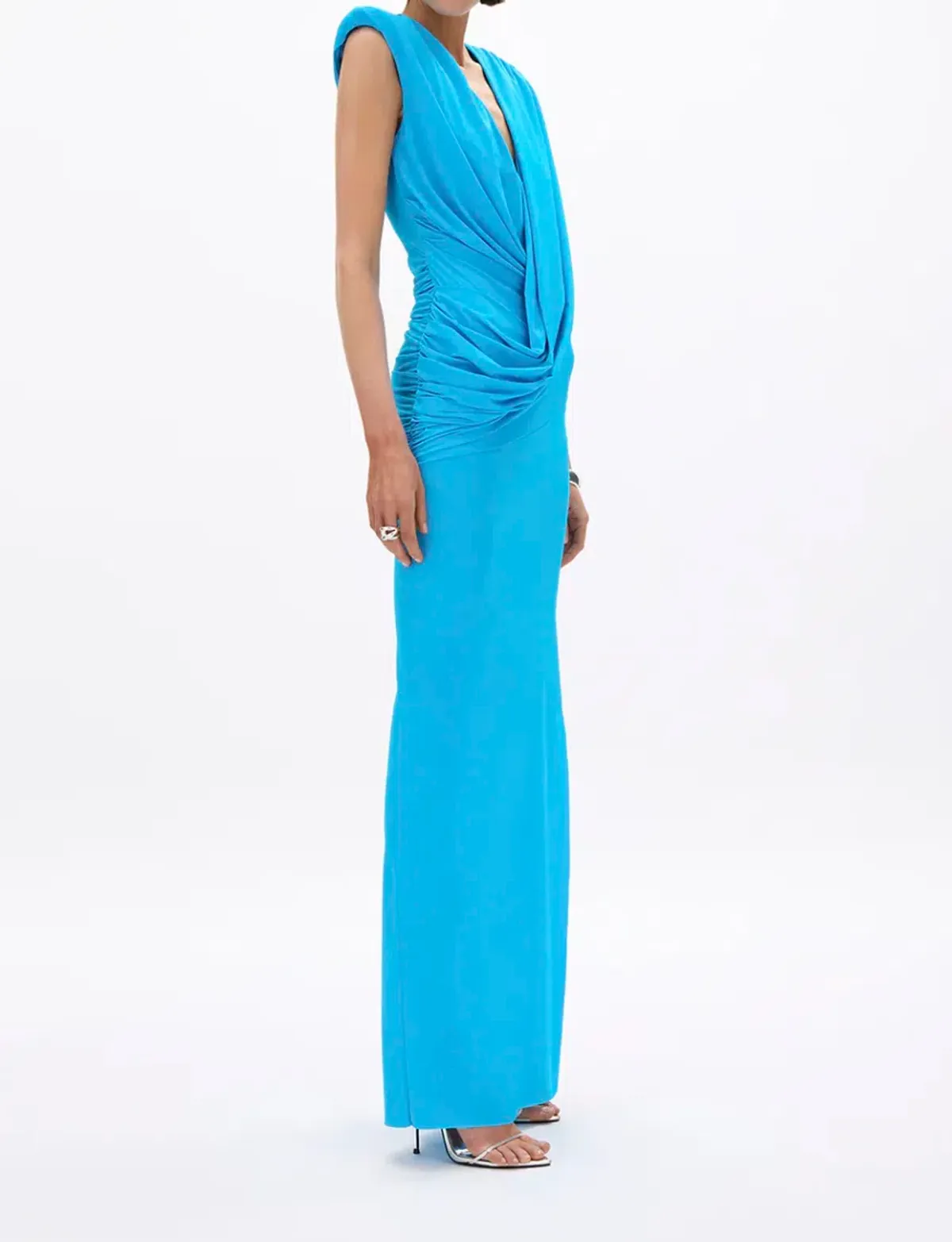 Rachel Gilbert Solstice Gown - Size 2 / AU 10 - Aquamarine - Image 3