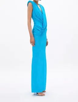 Rachel Gilbert Solstice Gown - Size 2 / AU 10 - Aquamarine for rent on The Volte - image 3