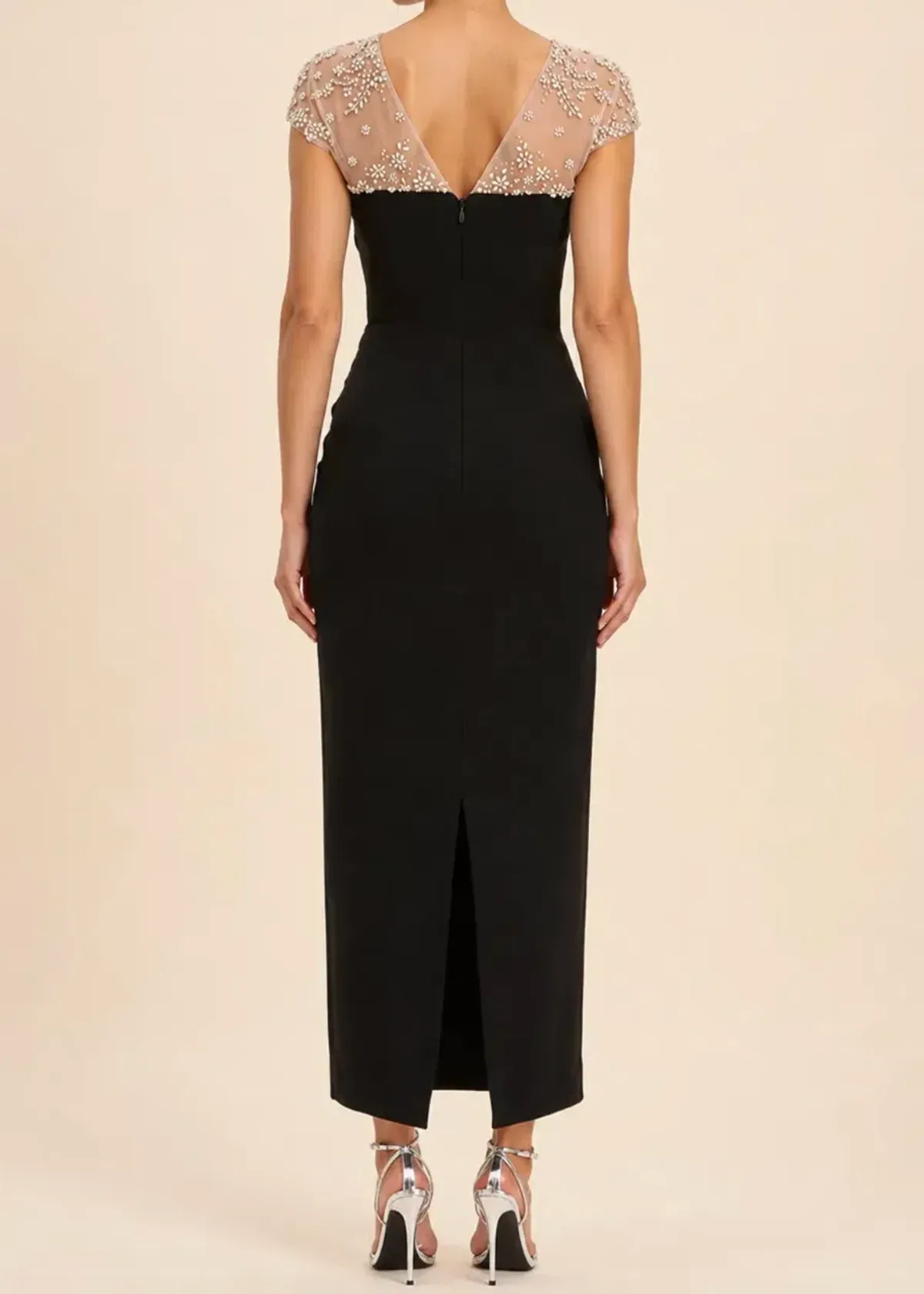 Rachel Gilbert Dottie Dress - Black - Size 2 / AU 10 - Image 2