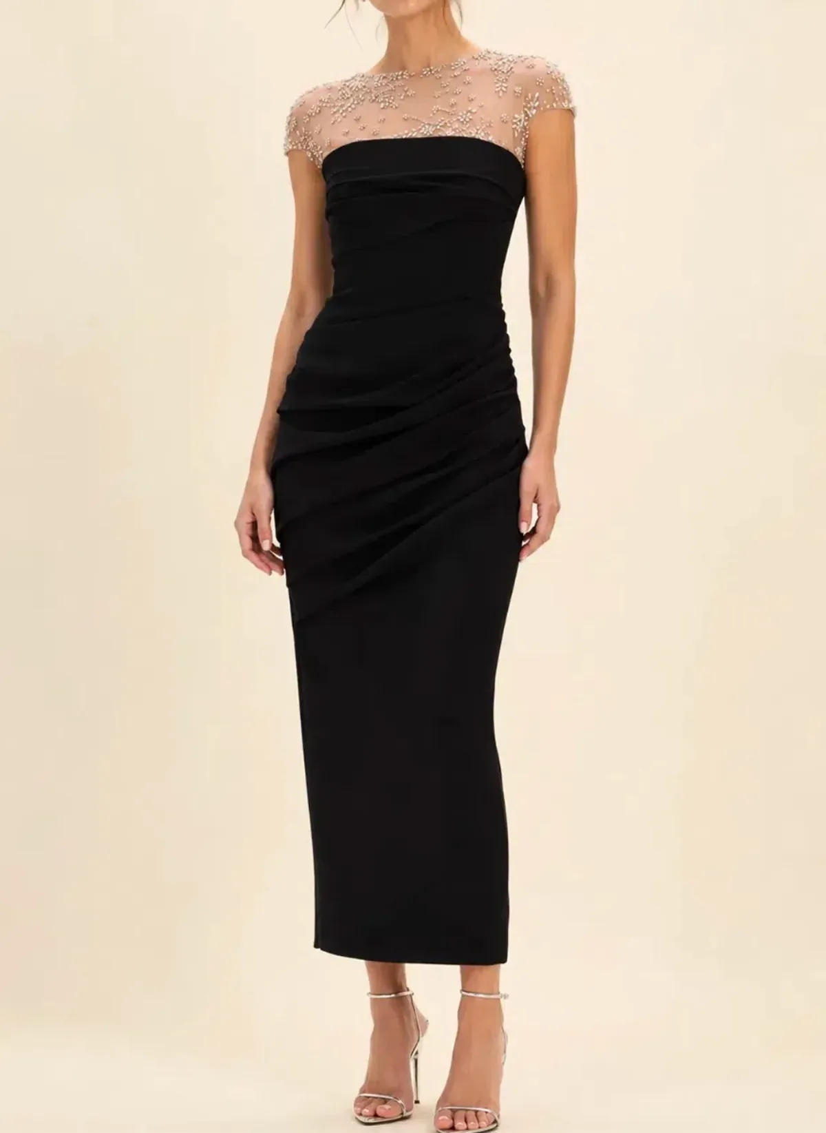 Rachel Gilbert Dottie Dress - Black - Size 2 / AU 10 - Image 1